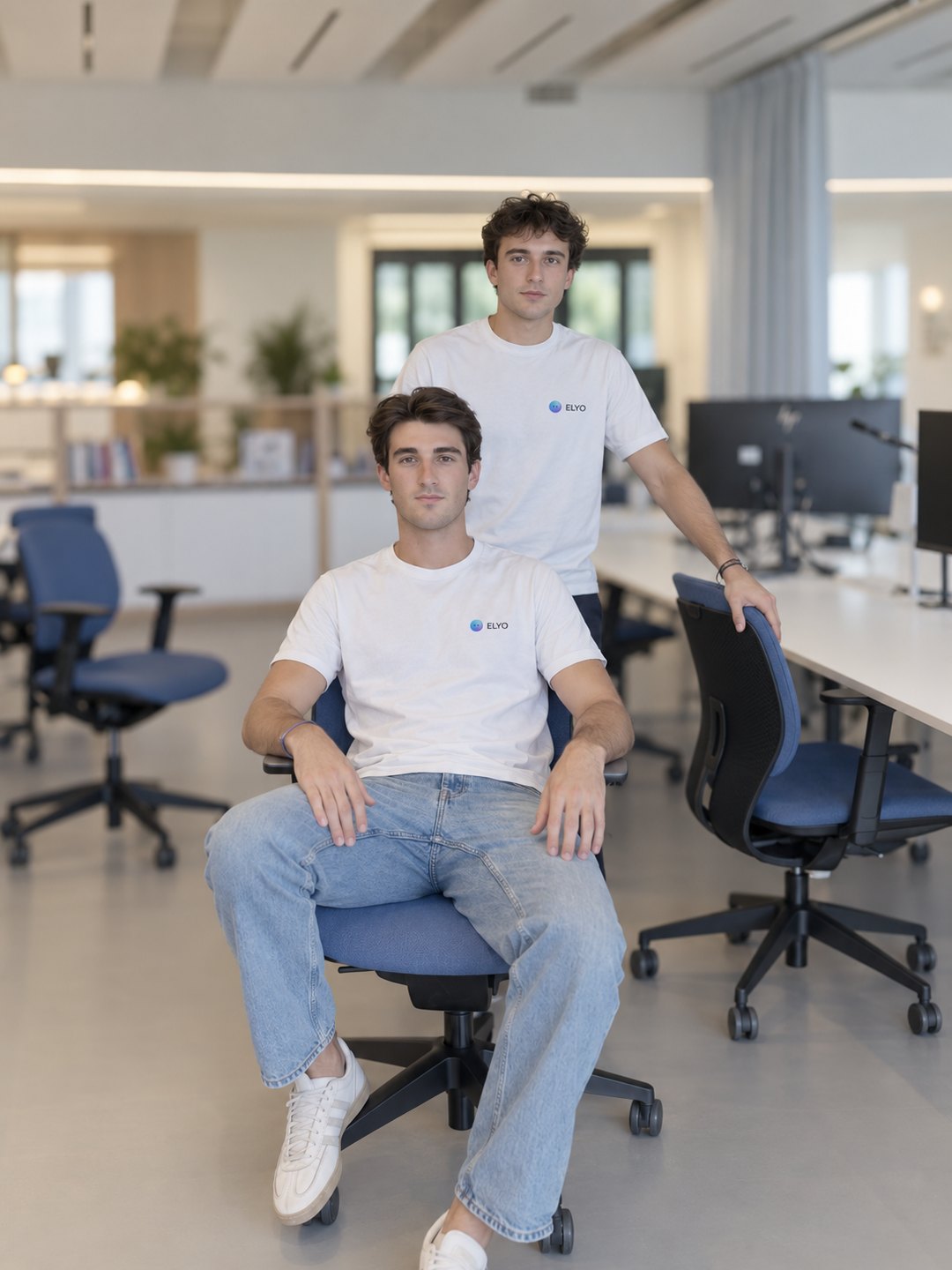 Quentin Amalvy et Sacha Peretti, les deux fondateurs d'ELYO